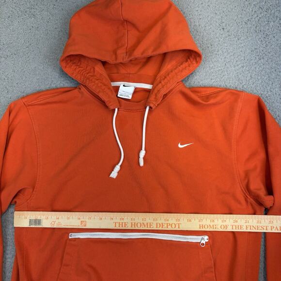 Nike Pullover Hoodie Basketball Standard Issue Orange Zip Pocket CV0864 - Large - Picture 11 of 15